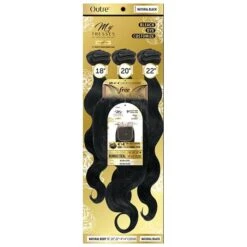 OUTRE MYTRESSES GOLD LABEL 100% HUMAN HAIR WEAVE WITH CLOSURE - NATURAL BODY -Outre outre mytressed weave natural body 6