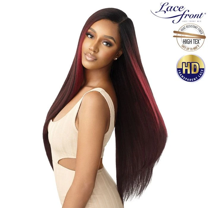 Outre Synthetic Hair HD Lace Front Wig - NATURAL YAKI 30" 3 Outre Synthetic Hair HD Lace Front Wig - NATURAL YAKI 30" - Image 3