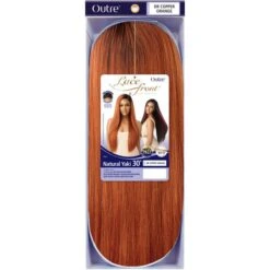 Outre Synthetic Hair HD Lace Front Wig - NATURAL YAKI 30" 11 Outre Synthetic Hair HD Lace Front Wig - NATURAL YAKI 30" -Outre outre natural yaki 30 6