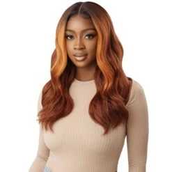 Outre Sleek Lay Synthetic HD Lace Front Wig - GENEVIVE