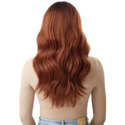Outre Sleek Lay Synthetic HD Lace Front Wig - GENEVIVE -Outre outre sleek lay genevive 4 1