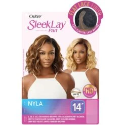 Outre Sleek Lay Synthetic HD Lace Front Wig - NYLA 10 Outre Sleek Lay Synthetic HD Lace Front Wig - NYLA -Outre outre sleek lay nyla 5