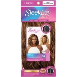 Outre Sleek Lay Synthetic HD Lace Front Wig - NYLA 11 Outre Sleek Lay Synthetic HD Lace Front Wig - NYLA -Outre outre sleek lay nyla 6