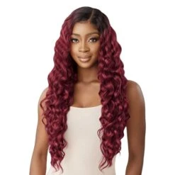 Outre Sleek Lay Synthetic HD Lace Front Wig - SHALINI
