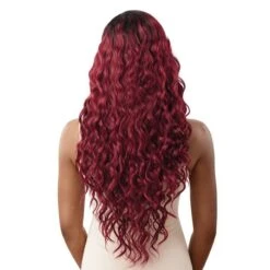 Outre Sleek Lay Synthetic HD Lace Front Wig - SHALINI -Outre outre sleek lay shalini 4