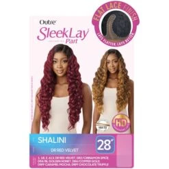 Outre Sleek Lay Synthetic HD Lace Front Wig - SHALINI -Outre outre sleek lay shalini 5