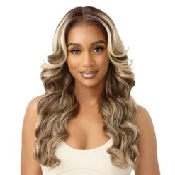 Outre Sleeklay Part Synthetic HD Lace Front Wig - ANALIA