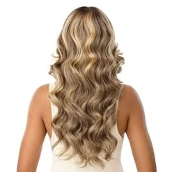 Outre Sleeklay Part Synthetic HD Lace Front Wig - ANALIA -Outre outre sleeklay part hd lace front wig analia 4