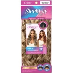 Outre Sleeklay Part Synthetic HD Lace Front Wig - ANALIA -Outre outre sleeklay part hd lace front wig analia 6