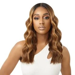 Outre Sleeklay Part Synthetic HD Lace Front Wig - DARIANA