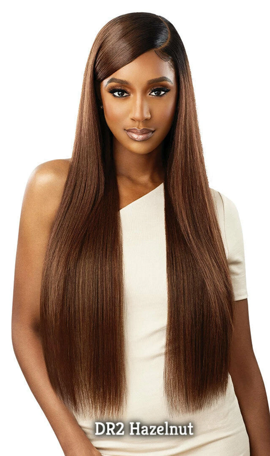 OUTRE Synthetic SleekLay Part Lace Front Wig - DARBY 1 OUTRE Synthetic SleekLay Part Lace Front Wig - DARBY