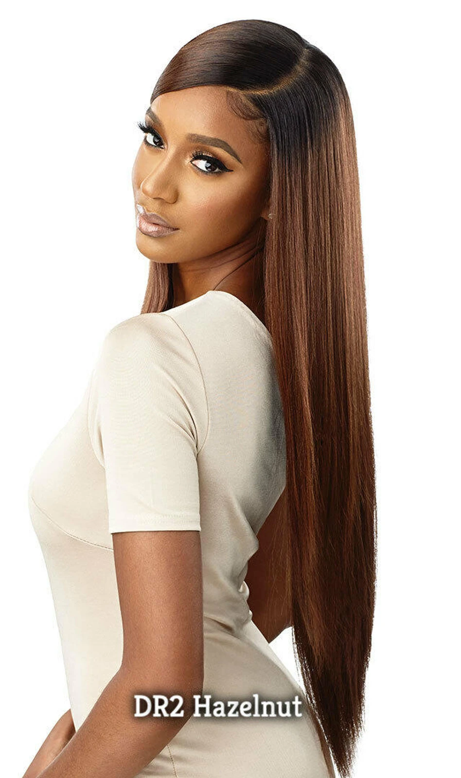 OUTRE Synthetic SleekLay Part Lace Front Wig - DARBY 2 OUTRE Synthetic SleekLay Part Lace Front Wig - DARBY - Image 2