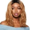 Outre Blunt Cut Curly Swiss Lace Synthetic I-Parting Lace Front Wig AMIRA