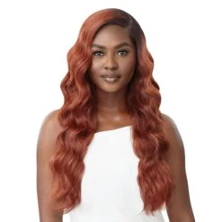 Outre Sleek Lay Synthetic 5" Deep Part HD Lace Front Wig - OSIANNA