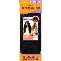 Outre Synthetic 13x4 HD Lace Frontal Wig - STITCH BRAID RIPPLE WAVE 30" -Outre outre wig stitch braid ripple wave 30 6