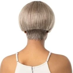 Outre Human Hair Premium Duby Wig PIXIE BLUNT BOB -Outre pbb back min