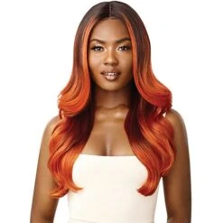 Outre Synthetic I Part Swiss Lace Front Wig - PHOENIX