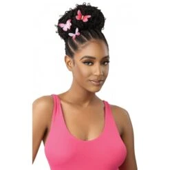 Outre Pretty Quick Premium Synthetic Butterfly Jungle Locs Ponytail 20 -Outre pqdpbjl20 3