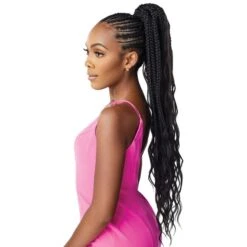Outre Synthetic Pretty Quick Wrap Ponytail BOHO BOX BRAID 32" -Outre pqwpbbb32 2
