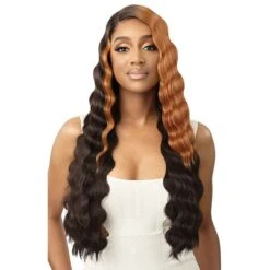 Outre Color Bomb Synthetic HD Lace Front Wig - KIANDA