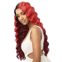 Outre Color Bomb Synthetic HD Lace Front Wig - KIANDA -Outre qclbkia 3