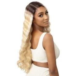 Outre Color Bomb Synthetic HD Lace Front Wig - KIANDA -Outre qclbkia 5