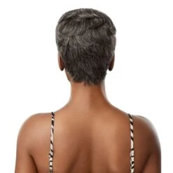 Outre Fab And Fly Gray Glamour Wig Human Hair - ADDISON -Outre qhfgadd 4