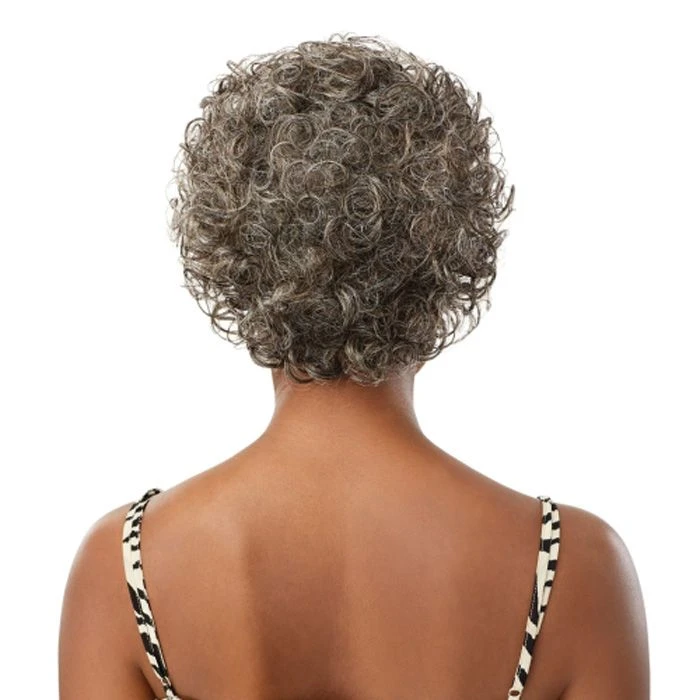 Outre 100% Human Hair Fab & Fly Gray Glamour Full Cap Wig VERONICA 3 Outre 100% Human Hair Fab & Fly Gray Glamour Full Cap Wig VERONICA - Image 3