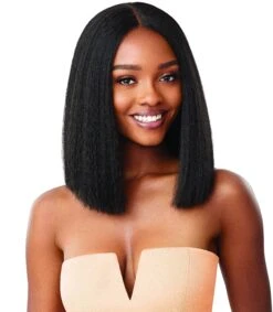 Outre Synthetic Pre-Plucked HD Transparent Lace Front Wig- ANNIE BOB 12'