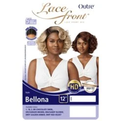 Outre Synthetic Hair 5" Deep Parting HD Lace Front Wig - BELLONA -Outre qlbel6