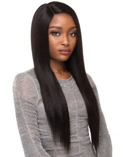 Outre Brazilian Boutique Synthetic Lace Front Wig - SLEEK PRESSED -Outre qlbqs sleek pressed 2 right part