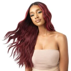 Outre Synthetic HD Lace Front Wig Color Bomb - CHARLESTON -Outre qlcbchr 11 2