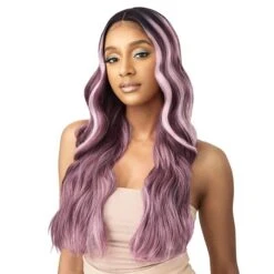 Outre Synthetic HD Lace Front Wig Color Bomb - CHARLESTON -Outre qlcbchr 1 2