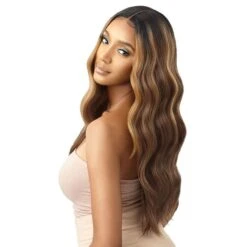 Outre Synthetic HD Lace Front Wig Color Bomb - CHARLESTON -Outre qlcbchr 9 2