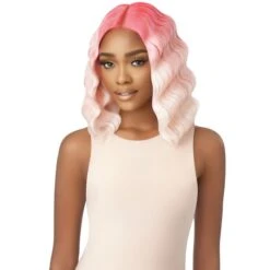 Outre Color Bomb Synthetic HD Transparent Lace Front Wig - GEMINI -Outre qlcbgem 1 1