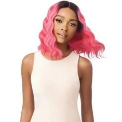 Outre Color Bomb Synthetic HD Transparent Lace Front Wig - GEMINI