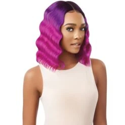 Outre Color Bomb Synthetic HD Transparent Lace Front Wig - GEMINI -Outre qlcbgem 3 1