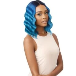 Outre Color Bomb Synthetic HD Transparent Lace Front Wig - GEMINI -Outre qlcbgem 4 1