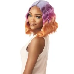 Outre Color Bomb Synthetic HD Transparent Lace Front Wig - GEMINI -Outre qlcbgem 5 1