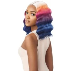 Outre Color Bomb Synthetic HD Transparent Lace Front Wig - GEMINI -Outre qlcbgem 7 1