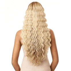 Outre Color Bomb Synthetic Piano Highlights HD Transparent Lace Wig - KEEVAH -Outre qlcbkee 2