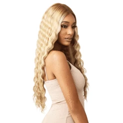 Outre Color Bomb Synthetic Piano Highlights HD Transparent Lace Wig - KEEVAH -Outre qlcbkee 4