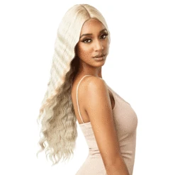 Outre Color Bomb Synthetic Piano Highlights HD Transparent Lace Wig - KEEVAH -Outre qlcbkee 5