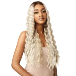 Outre Color Bomb Synthetic Piano Highlights HD Transparent Lace Wig - KEEVAH -Outre qlcbkee 8