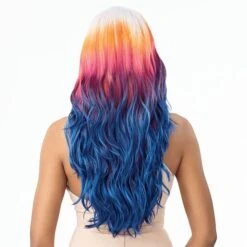 Outre Color Bomb Synthetic HD Transparent Lace Front Wig - ZAHARA -Outre qlcbzah 2