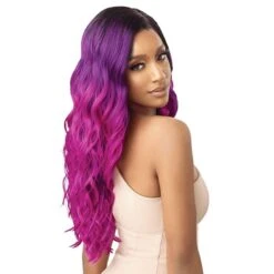 Outre Color Bomb Synthetic HD Transparent Lace Front Wig - ZAHARA -Outre qlcbzah 7