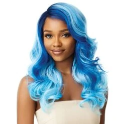 Outre Synthetic Color Bomb I Part Swiss Lace Front Wig - ZOEY -Outre qlcbzoe 1