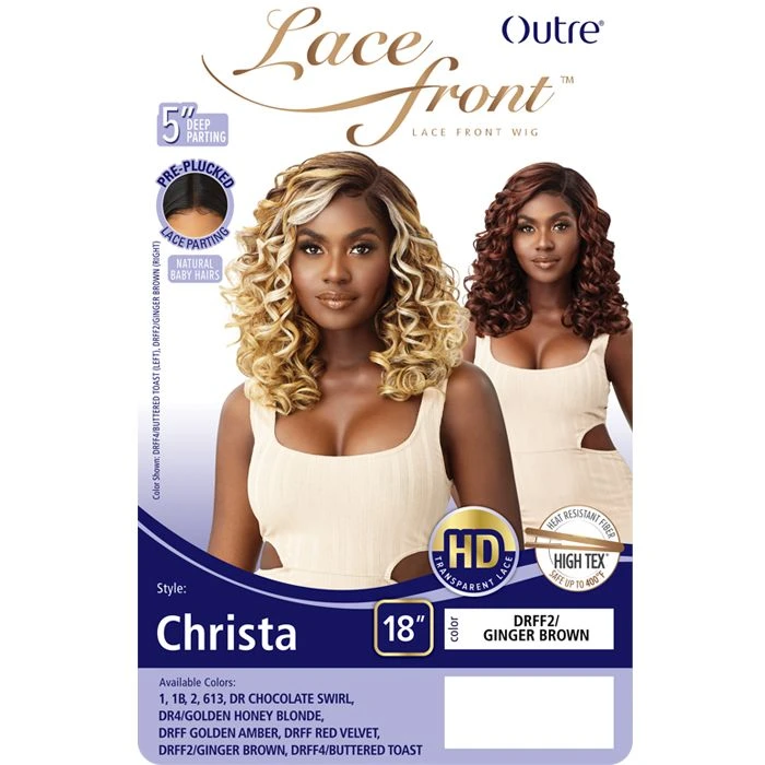 Outre Synthetic HD Lace Front Wig - CHRISTA 5 Outre Synthetic HD Lace Front Wig - CHRISTA - Image 5