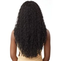 Outre Human Hair Blend 5X5 HD Lace Closure Wig - HHB PERUVIAN WATER WAVE 24 -Outre qlhbo55pww24 4
