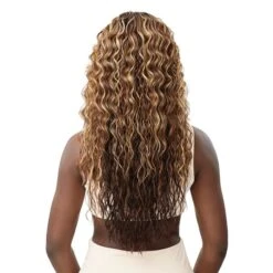 Outre 100% Human Hair Blend HD 360 Edge 13X6 Lace Front Wig - ANDREINA -Outre qlhboand 5